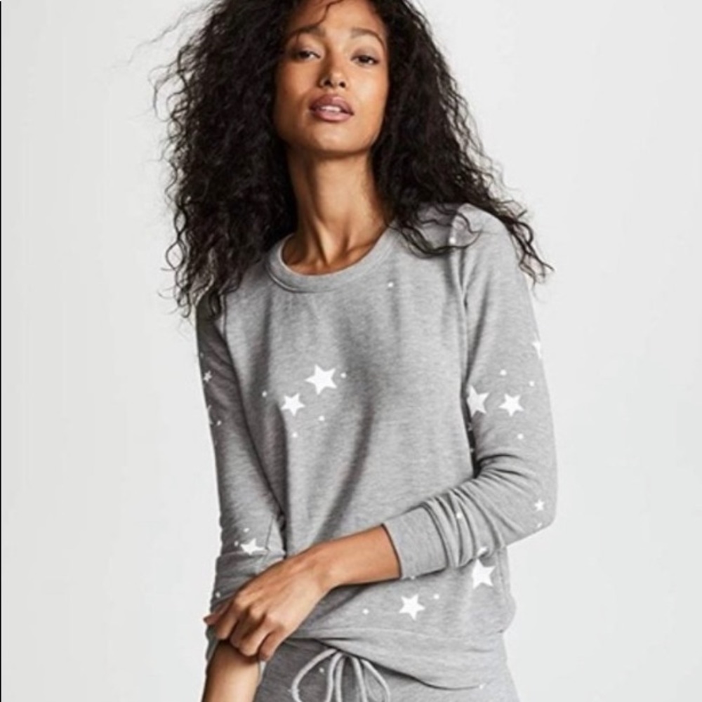 Chaser Grey Long Sleeve With Star Pattern